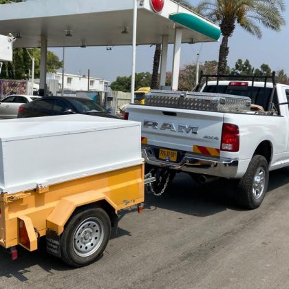 סגירת עגלה נגררת 425